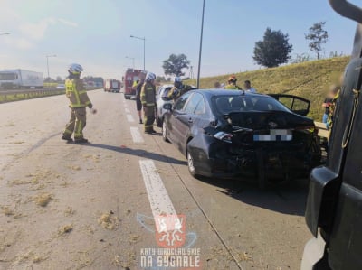 Wypadek na A4: Zderzenie trzech pojazdów, jedna osoba ranna!