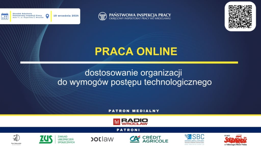 „Praca online – dostosowanie organizacji do wymogów postępu technologicznego” - fot. mat. prasowe