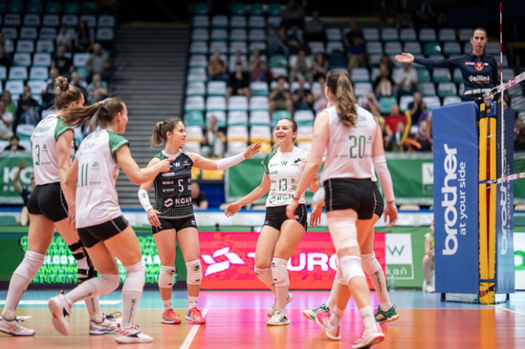 Udany sparing siatkarek #VolleyWrocław - fot. volleywroclaw.pl