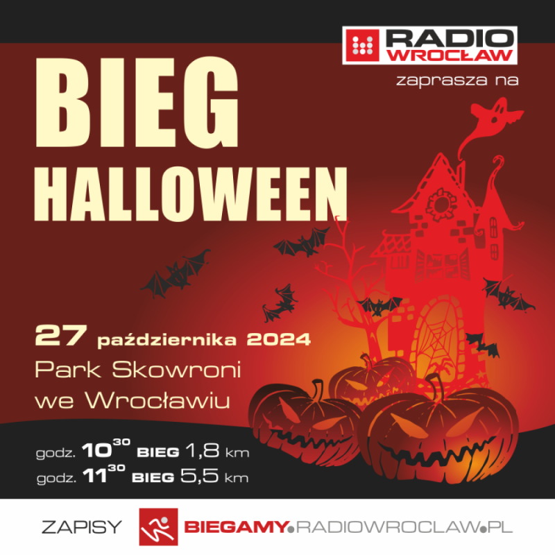 Bieg Halloween Radia Wrocław - fot. RW