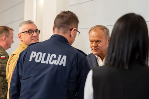 Premier Donald Tusk po wizycie na Dolnym Śląsku - 2