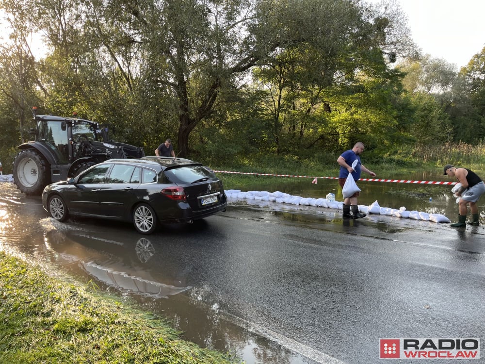 Ewakuacja w gminie Kąty Wrocławskie - fot. Beata Makowska