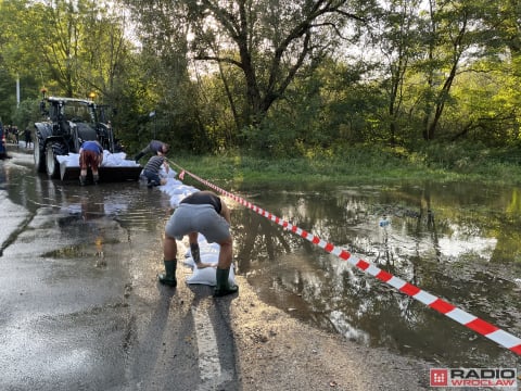 Ewakuacja w gminie Kąty Wrocławskie - 1