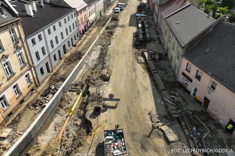 Ogromne zniszczenia w okolicach mostu w Głuchołazach - 1