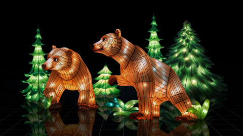 Ręcznie malowane lampiony rozświetlą Zoo Wrocław. Zobaczcie, jak będzie wyglądać Garden of Lights 2024 - 8