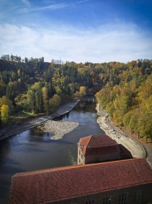 Zapora w Pilchowicach miesiąc po powodzi. Kamienny gigant zatrzymał wielką wodę - 15