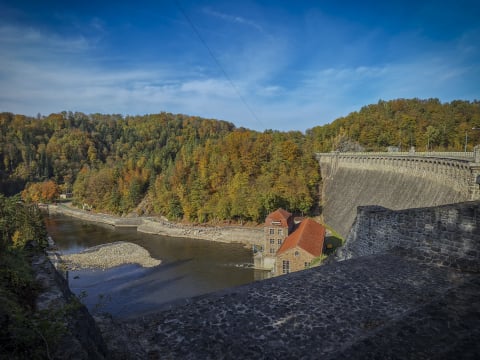 Zapora w Pilchowicach miesiąc po powodzi. Kamienny gigant zatrzymał wielką wodę - 5