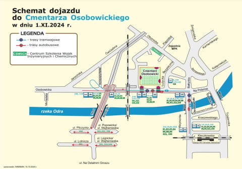 Komunikacja miejska na Wszystkich Świętych we Wrocławiu. Jak pojadą specjalne tramwaje i autobusy? - 2