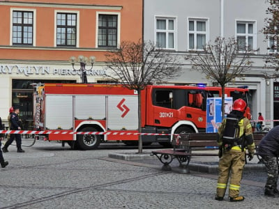 Pożar na Rynku we Wrocławiu. Zapaliła się butla do ogrzewania ogródka