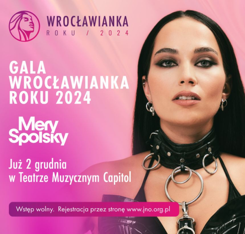 Gala Wrocławianka Roku i koncert Mery Spolsky w Capitolu. Ruszyły zapisy. - fot. mat. prasowe