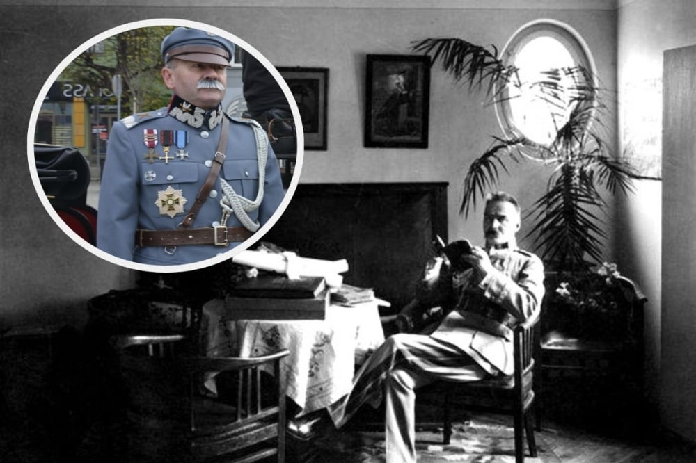 W Dzierżoniowie można spotkać się z Marszałkiem Józefem Piłsudskim! - Józef Piłsudski w swoim dworze w Sulejówku pod Warszawą, 1925r., FOT. Muzeum Józefa Piłsudskiego w Sulejówku. W postać Marszałka i jego adiutanta wcielą się rekonstruktorzy z GRH Szpica, fot. UM Dzierżoniów