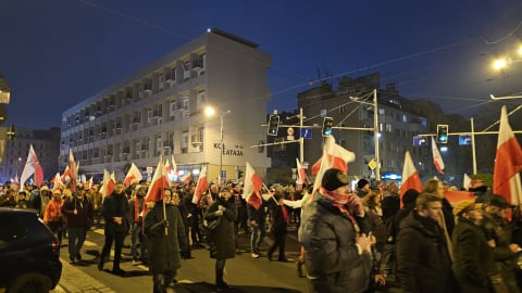 "Marsz Polaków" we Wrocławiu. Policja: użyto petardy hukowej - 10