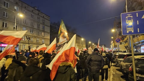 "Marsz Polaków" we Wrocławiu. Policja: użyto petardy hukowej - 6