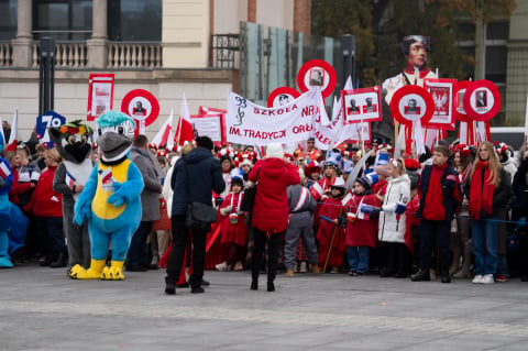 Obchody Święta Niepodległości na pl. Wolności we Wrocławiu. "Niepodległość nie jest dana raz na zawsze" - 12