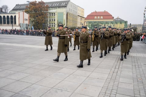 Obchody Święta Niepodległości na pl. Wolności we Wrocławiu. "Niepodległość nie jest dana raz na zawsze" - 33