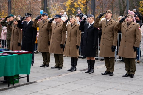 Obchody Święta Niepodległości na pl. Wolności we Wrocławiu. "Niepodległość nie jest dana raz na zawsze" - 36