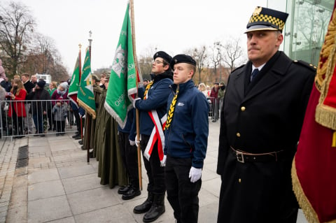 Obchody Święta Niepodległości na pl. Wolności we Wrocławiu. "Niepodległość nie jest dana raz na zawsze" - 40