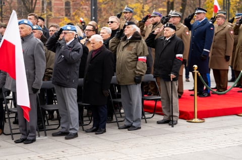 Obchody Święta Niepodległości na pl. Wolności we Wrocławiu. "Niepodległość nie jest dana raz na zawsze" - 41