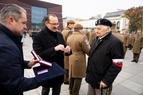 Obchody Święta Niepodległości na pl. Wolności we Wrocławiu. "Niepodległość nie jest dana raz na zawsze" - 46