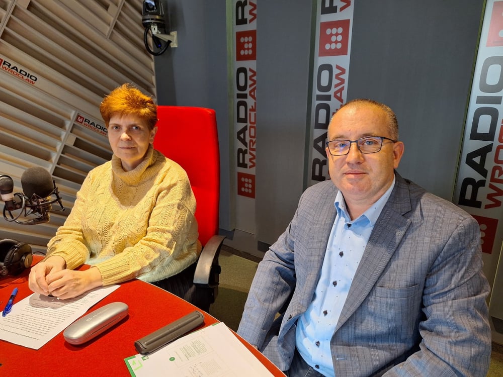 Reakcja24. Odpowiadamy na pytania o KRUS, renty i emerytury  - Beata Domosławska i Wojciech Wołoszyn, fot. Radio Wrocław