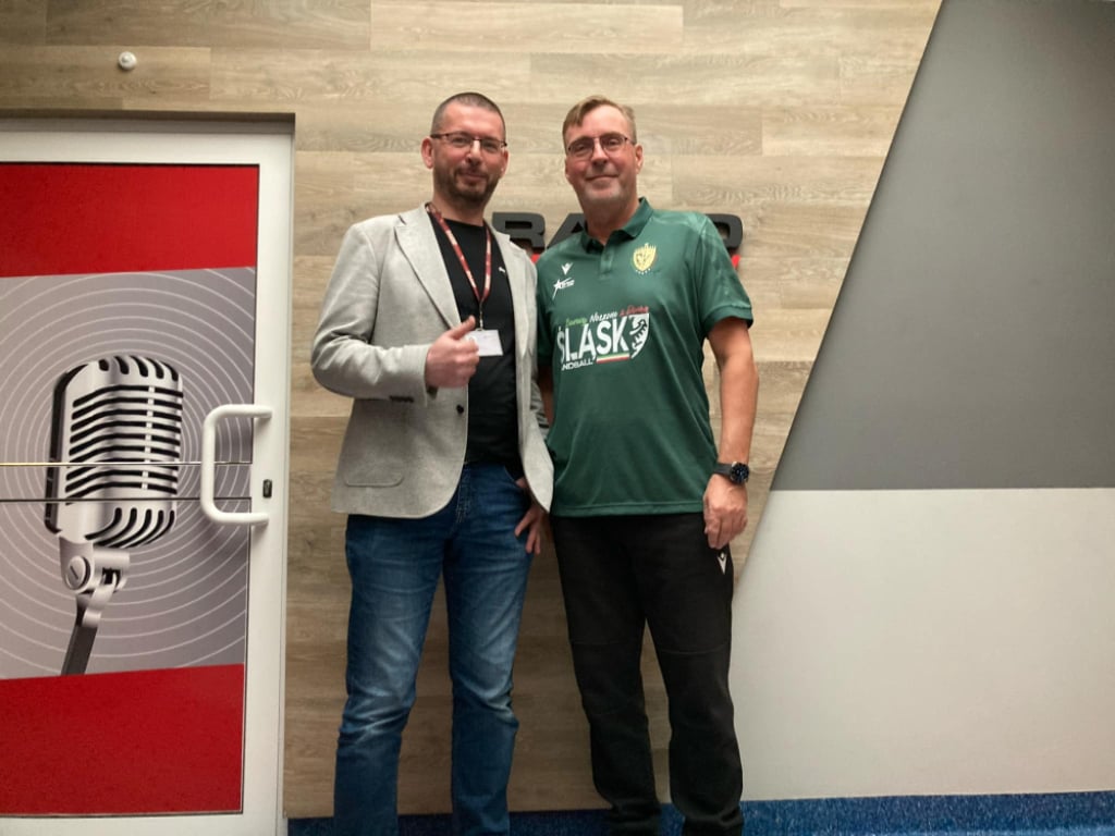 Patrik Liljestrand był gościem audycji Handballowy Śląsk - fot. Radio Wrocław