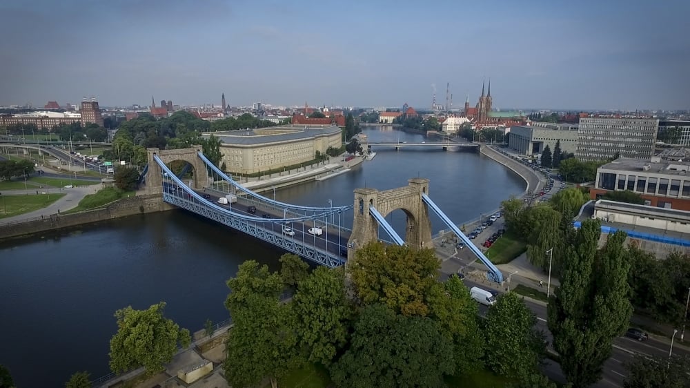 Most Grunwaldzki we Wrocławiu jest w złym stanie. Przeprawę czeka generalny remont - Most grunwaldzki we Wrocławiu czeka generalny remont. Fot. Radosław Bugajski