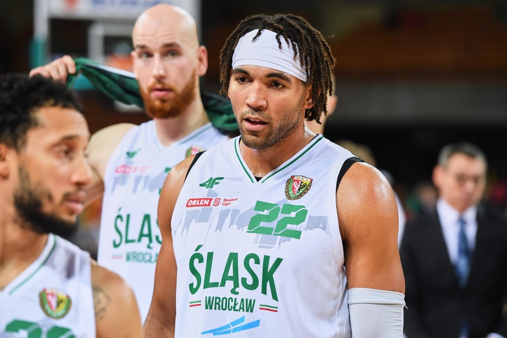 Reggie Lynch nie jest już koszykarzem Śląska Wrocław - Śląsk Wrocław rozwiązał umowę z kolejnym koszykarzem. Fot. mat. prasowe wks-slask.eu