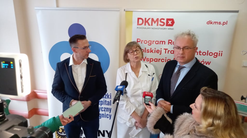 Fundacja DKMS wsparła legnicką hematologię.  Lepsze warunki leczenia pacjentów  -  fot. Andrzej Andrzejewski 