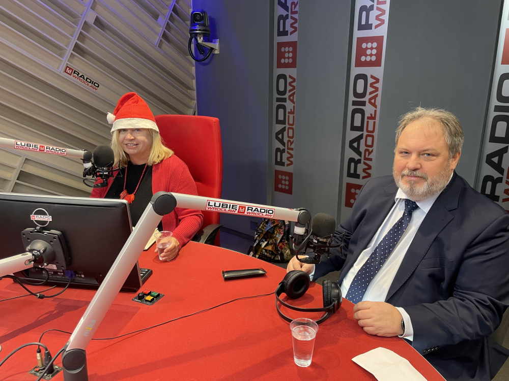 Reakcja24: Krew darem życia! - Goście Reakcji24: dr Małgorzata Szymczyk-Nużka oraz Jacek Blicharski z RCKiK. Fot. Radio Wrocław