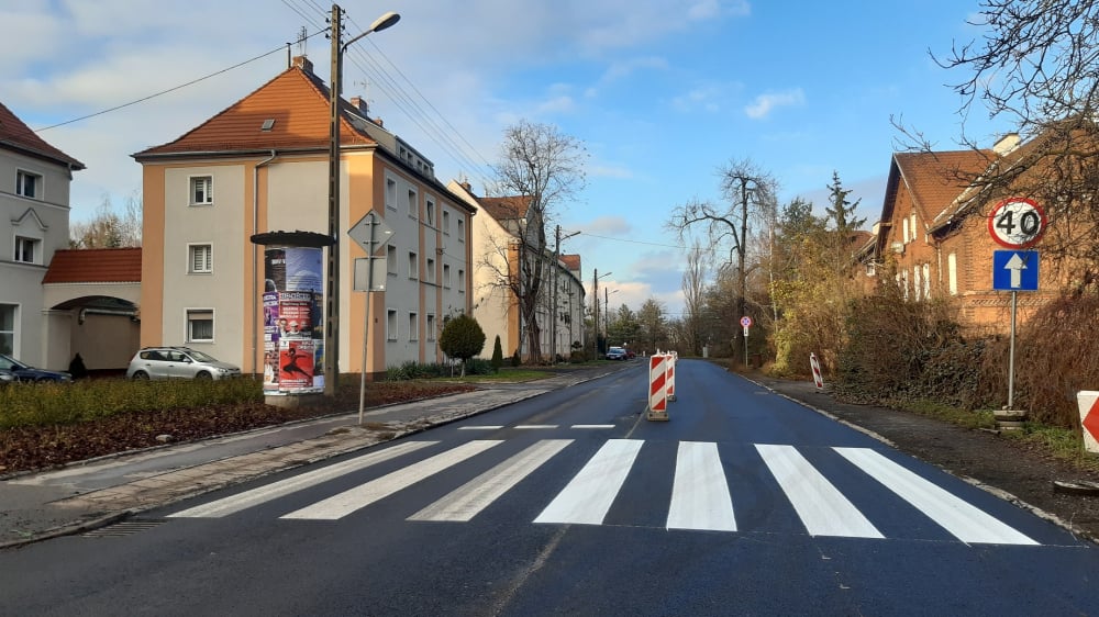 Od soboty Mościckiego bez objazdów. Pierwszy etap remontu zakończony - Wyremontowana ulica Mościckiego we Wrocławiu fot. mat. prasowy