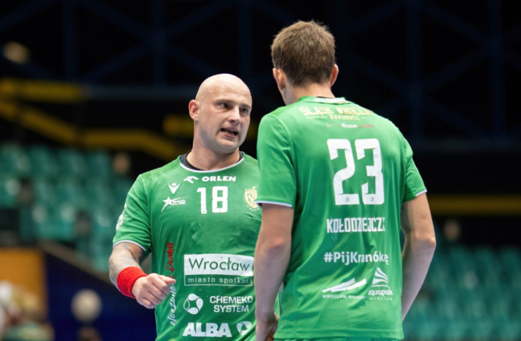 Wrocławscy szczypiorniści nie sprostali rywalom z Opola  - Wrocławscy szczypiorniści doznali kolejnej porażki w Superlidze - fot. slaskhandball.pl