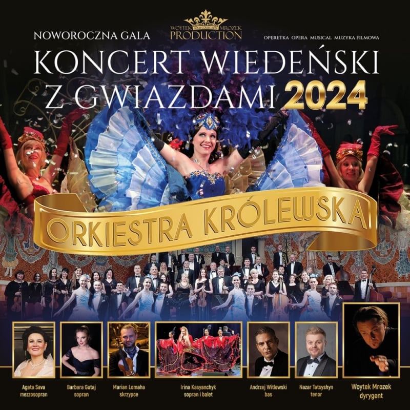 Koncert Wiedeński z Gwiazdami 2024. 17.01.2025 godz. 19:00  Sala Koncertowa Radia Wrocław - fot: organizator