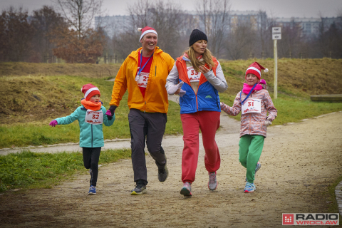 Mikołajkowy bieg Radia Wrocław. Tak się bawiliście [ZOBACZ] - 126