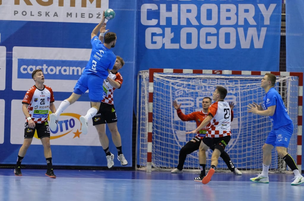 Chrobry powalczył, ale nie dał rady Wiśle. Porazka szczypiornistów z Głogowa - Chrobry nie dał rady Wiśle Płock. Fot. chrobryhandball.pl