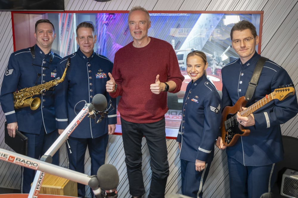 Legendarna Orkiestra Sił Powietrznych Stanów Zjednoczonych zagrała na żywo w studiu Radia Wrocław! - fot. Radosław Bugajski