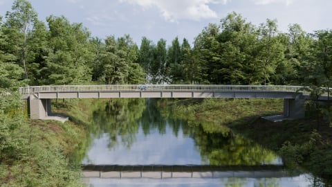 Powstanie nowa kładka pieszo-rowerowa we Wrocławiu. Pojedziemy nią w przyszłym roku - 0