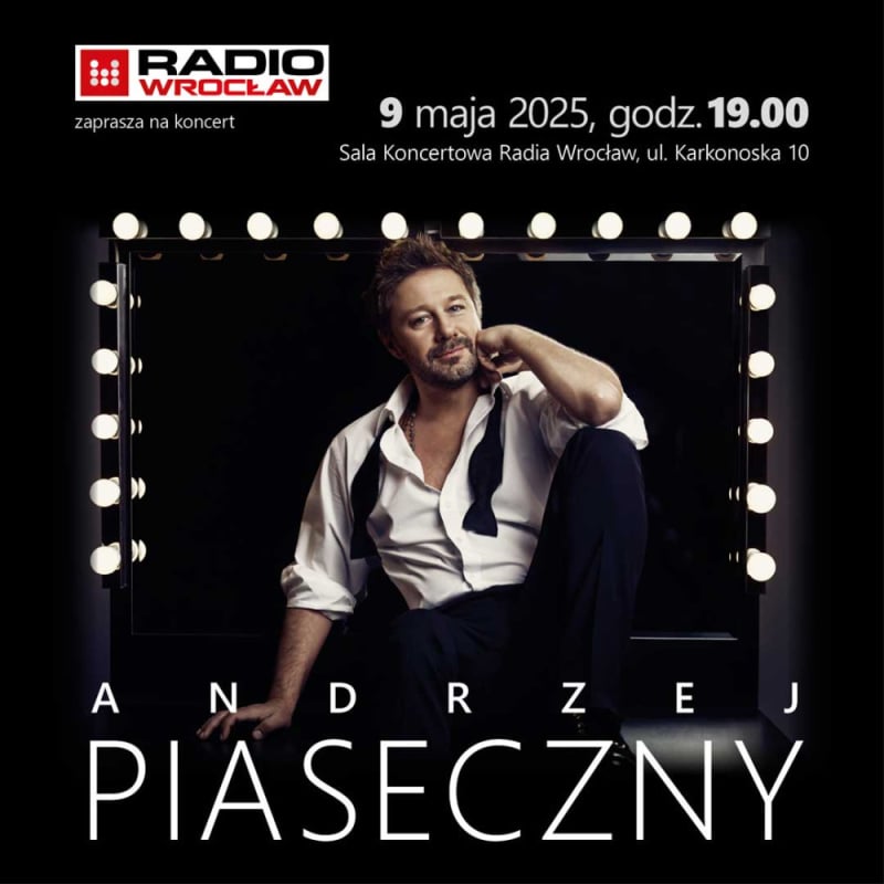 Andrzej Piaseczny – koncert akustyczny w Radiu Wrocław - Fot. Organizator