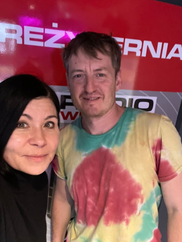 Chwalimy swoje: Marcin Harasimowicz, polski aktor w Hollywood - Gościem audycji "Chwalimy swoje" w Radiu Wrocław był Marcin Harasimowicz. Fot: Radio Wrocław