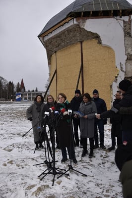 Ratowanie zabytków po powodzi. Hanna Wróblewska odwiedziła Dolny Śląsk - 0