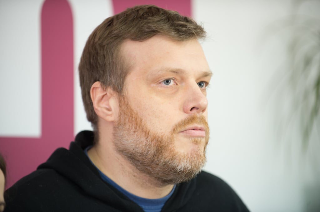 Rozmowa Dnia: Adrian Zandberg, kandydat na prezydenta z Partii Razem - Adrian Zandberg gościem Rozmowy Dnia. Fot. RW