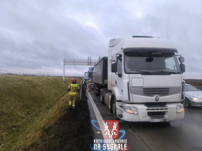 Dwie kolizje i ogromne korki. Trudna sytuacja na autostradzie A4 pod Wrocławiem