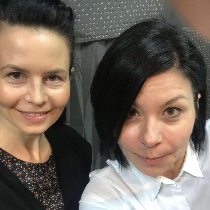 Chwalimy swoje: Magdalena Kumorek o nowej roli coacha - Magdalena Kumorek w audycji "Chwalimy swoje". Fot. RW