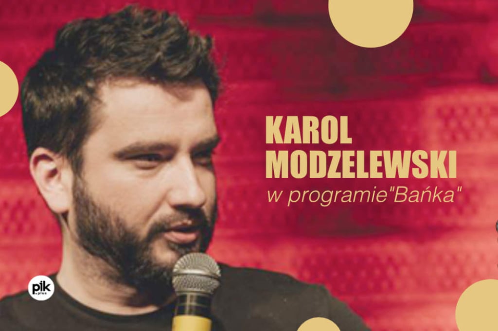 Stand-up: Karol Modzelewski w programie "Bańka" - Fot: Organizator