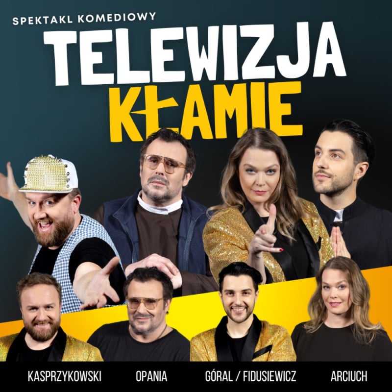 Telewizja kłamie – spektakl teatralny - Fot. Organizator