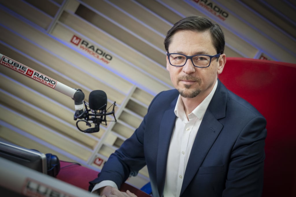 Rozmowa dnia: Sergiusz Kmiecik, przewodniczący Rady Nadzorczej Śląska Wrocław - Sergiusz Kmiecik był gościem Radia Wrocław. Fot: Radosław Bugajski / Radio Wrocław