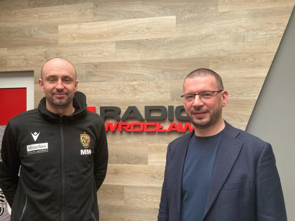 Marcin Młoczyński był gościem audycji Handballowy Śląsk - fot. Radio Wrocław