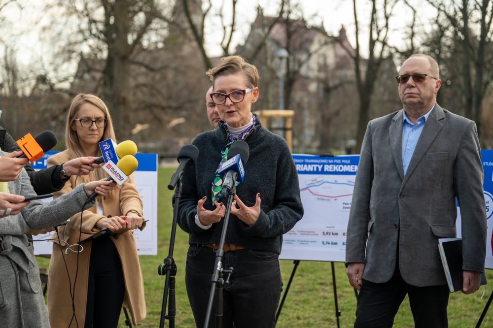 Tramwaj na Psie Pole. Ruszają konsultacje społeczne. W grę wchodzą dwie trasy - Tramwaj na Psie Pole to dwa warianty tras. Teraz ruszają konsultacje społeczne. Fot: Materiały Prasowe