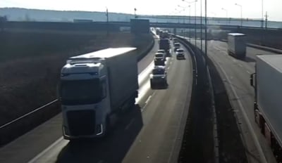 Pił za kierownicą ciężarówki na autostradzie A4. 63-letni Łotysz miał 2,5 promila we krwi!