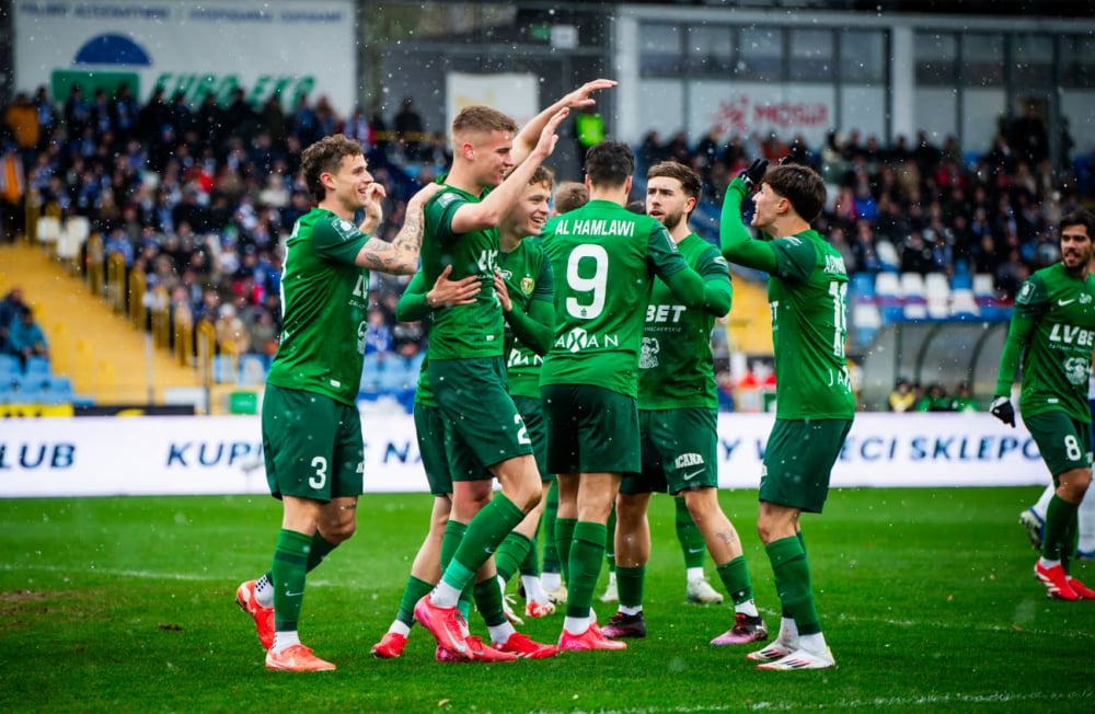 Nadzieja wciąż się tli. Stal Mielec - Śląsk Wrocław 1:4 - Piłkarze Śląska na kolejne zwycięstwo w Mielcu czekali 30 lat - fot. slaskwroclaw.pl/Adriana Ficek