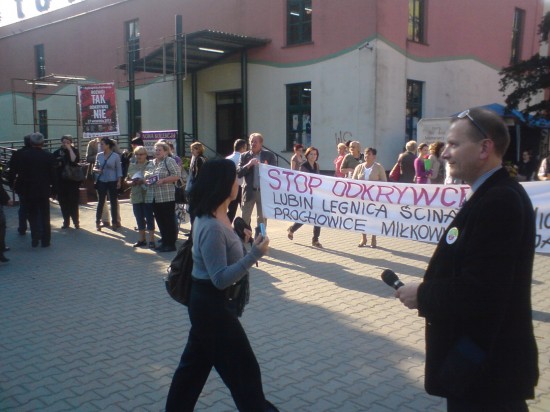 Protest mieszkańców Lubina (Zobacz) - 0